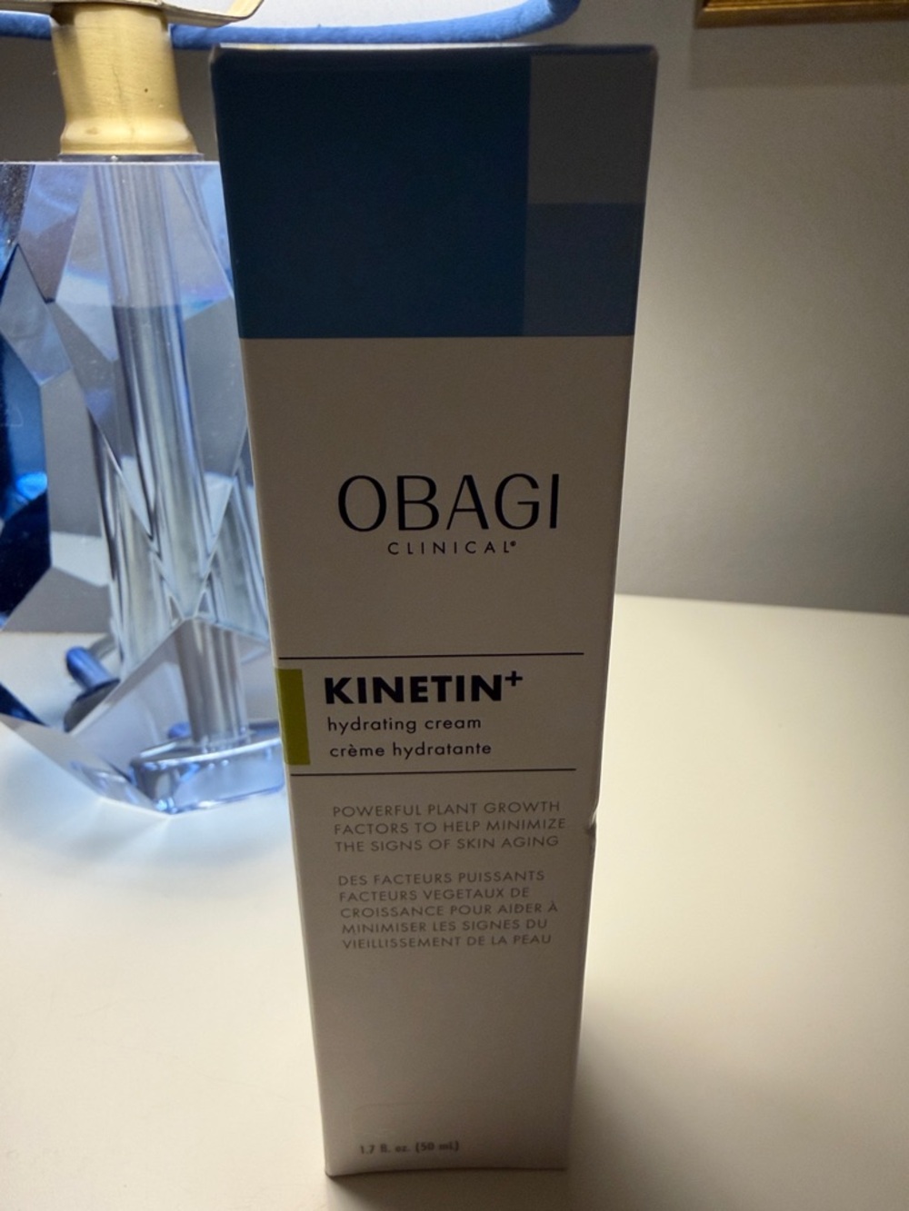 Obagi Kinetin+ Hydrating Cream - White, Blue, Green Accents